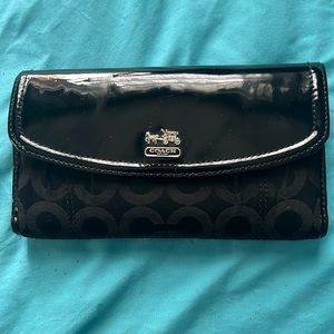 Black Coach Wallet
